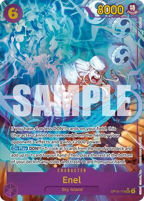 Enel (OP15-118) (Alternate Art) card from Adventure on Kami's Island
