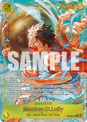 Monkey.D.Luffy (OP15-119) (Alternate Art) card from Adventure on Kami's Island