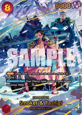 Smoker & Tashigi (SP) card from Adventure on Kami's Island