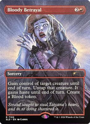 Bloody Betrayal card from Secret Lair Drop Series
