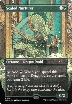 Scaled Nurturer card from Secret Lair Drop Series