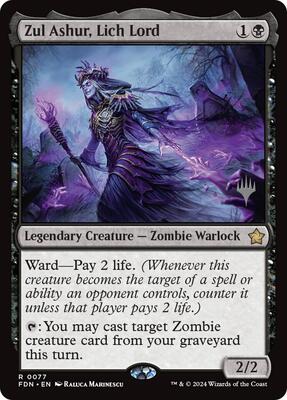 Zul Ashur, Lich Lord card from Promo Pack: Lorwyn Eclipsed