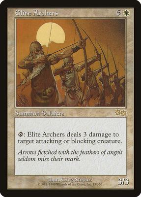 Elite Archers card from Urza's Saga