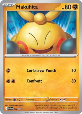 Makuhita - 068 card from ME: Mega Evolution Promo