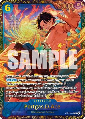 Portgas.D.Ace (119) (Treasure Cup 2026) card from One Piece Promotion Cards