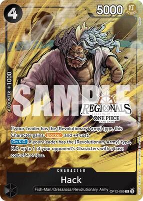 Hack (Regional Participation Pack 2026 Vol.1) card from One Piece Promotion Cards