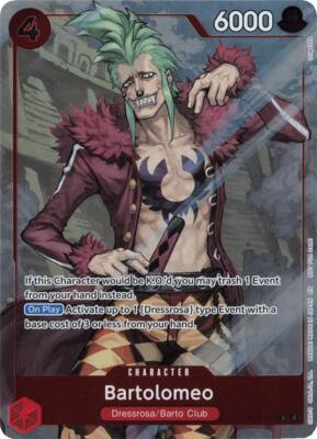 Bartolomeo (Dash Pack) card from Adventure on Kami's Island