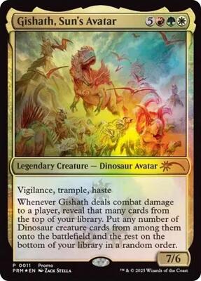 Gishath, Sun's Avatar card from Media Promos