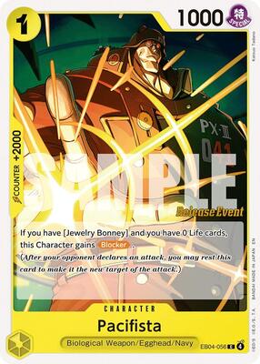 Pacifista card from Adventure on Kami's Island Release Event Cards