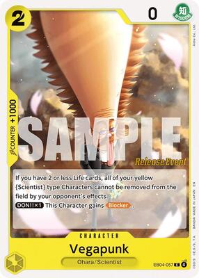 Vegapunk card from Adventure on Kami's Island Release Event Cards