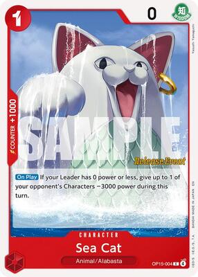 Sea Cat card from Adventure on Kami's Island Release Event Cards