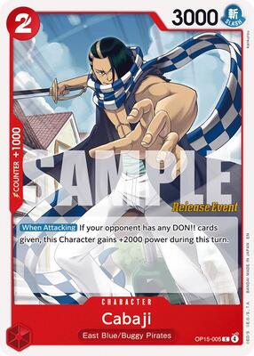 Cabaji card from Adventure on Kami's Island Release Event Cards