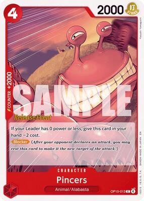 Pincers card from Adventure on Kami's Island Release Event Cards