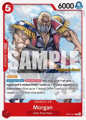 Morgan card from Adventure on Kami's Island Release Event Cards