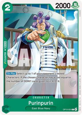 Purinpurin card from Adventure on Kami's Island Release Event Cards