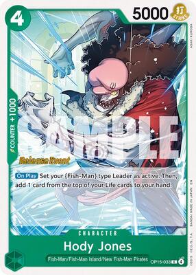 Hody Jones card from Adventure on Kami's Island Release Event Cards