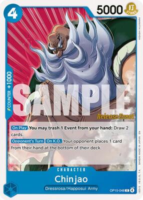 Chinjao card from Adventure on Kami's Island Release Event Cards