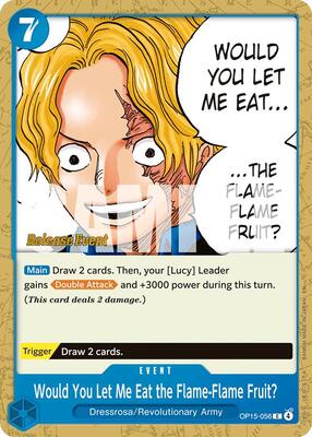 Would You Let Me Eat the Flame-Flame Fruit? card from Adventure on Kami's Island Release Event Cards