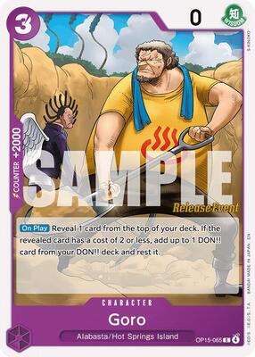 Goro card from Adventure on Kami's Island Release Event Cards