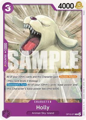 Holly card from Adventure on Kami's Island Release Event Cards