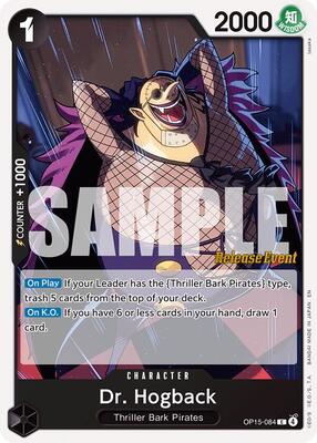 Dr. Hogback card from Adventure on Kami's Island Release Event Cards