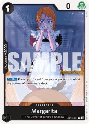 Margarita card from Adventure on Kami's Island Release Event Cards