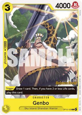 Genbo card from Adventure on Kami's Island Release Event Cards