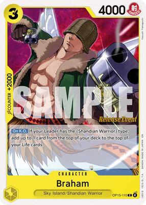 Braham card from Adventure on Kami's Island Release Event Cards
