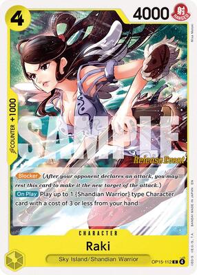 Raki card from Adventure on Kami's Island Release Event Cards
