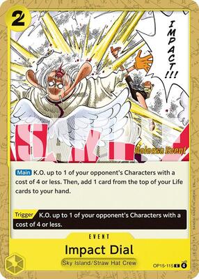 Impact Dial card from Adventure on Kami's Island Release Event Cards