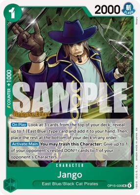 Jango card from Adventure on Kami's Island Release Event Cards