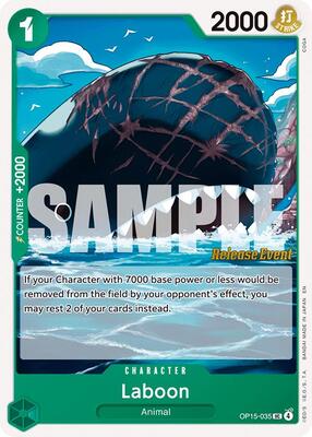 Laboon card from Adventure on Kami's Island Release Event Cards