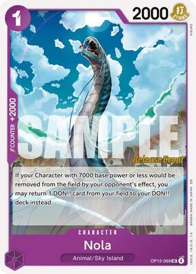 Nola card from Adventure on Kami's Island Release Event Cards