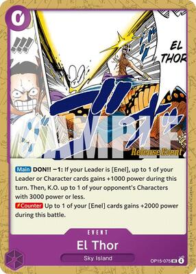 El Thor card from Adventure on Kami's Island Release Event Cards