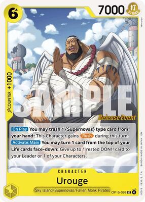 Urouge card from Adventure on Kami's Island Release Event Cards