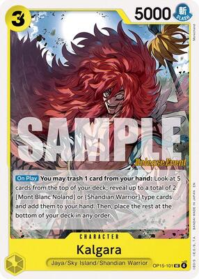 Kalgara card from Adventure on Kami's Island Release Event Cards
