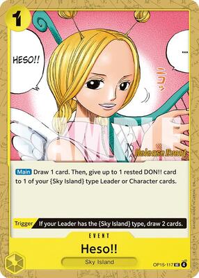 Heso!! card from Adventure on Kami's Island Release Event Cards