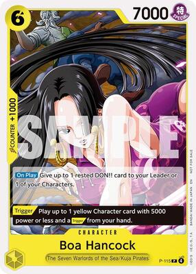 Boa Hancock (OP15 Release Event) card from One Piece Promotion Cards