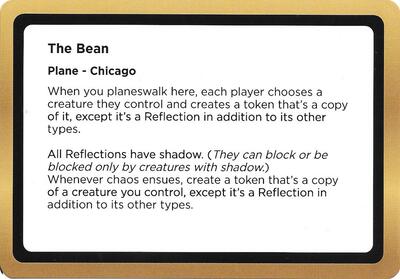 The Bean (Black Lotus Unknown Planechase) card from Oversize Cards