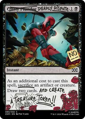 Deadly Dispute (080) card from Secret Lair Drop Series