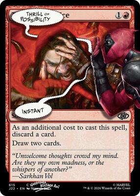 Thrill of Possibility (615) card from Secret Lair Drop Series