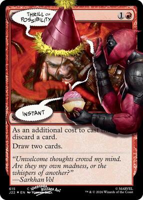Thrill of Possibility (615) (Pool Party Foil) card from Secret Lair Drop Series