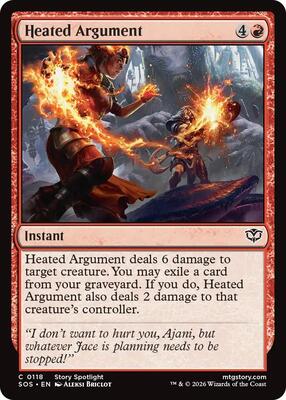 Heated Argument card from Secrets of Strixhaven