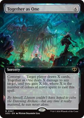 Together as One (Extended Art) card from Secrets of Strixhaven