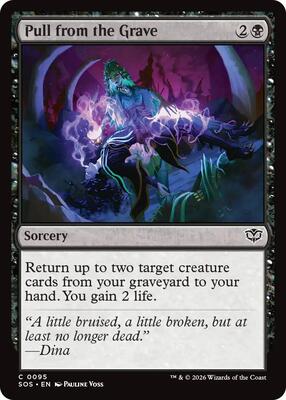 Pull from the Grave card from Secrets of Strixhaven