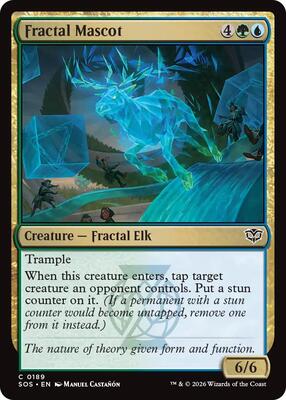 Fractal Mascot card from Secrets of Strixhaven
