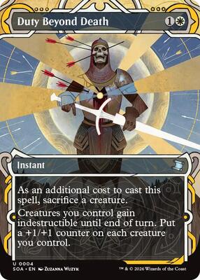 Duty Beyond Death card from Secrets of Strixhaven: Mystical Archive