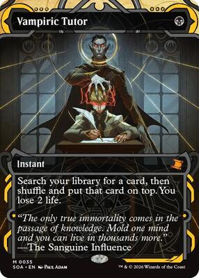 Vampiric Tutor card from Secrets of Strixhaven: Mystical Archive