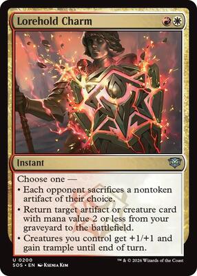 Lorehold Charm card from Secrets of Strixhaven