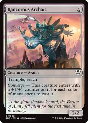 Rancorous Archaic card from Secrets of Strixhaven